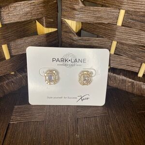 Park Lane Gold and Silver Stud Earrings